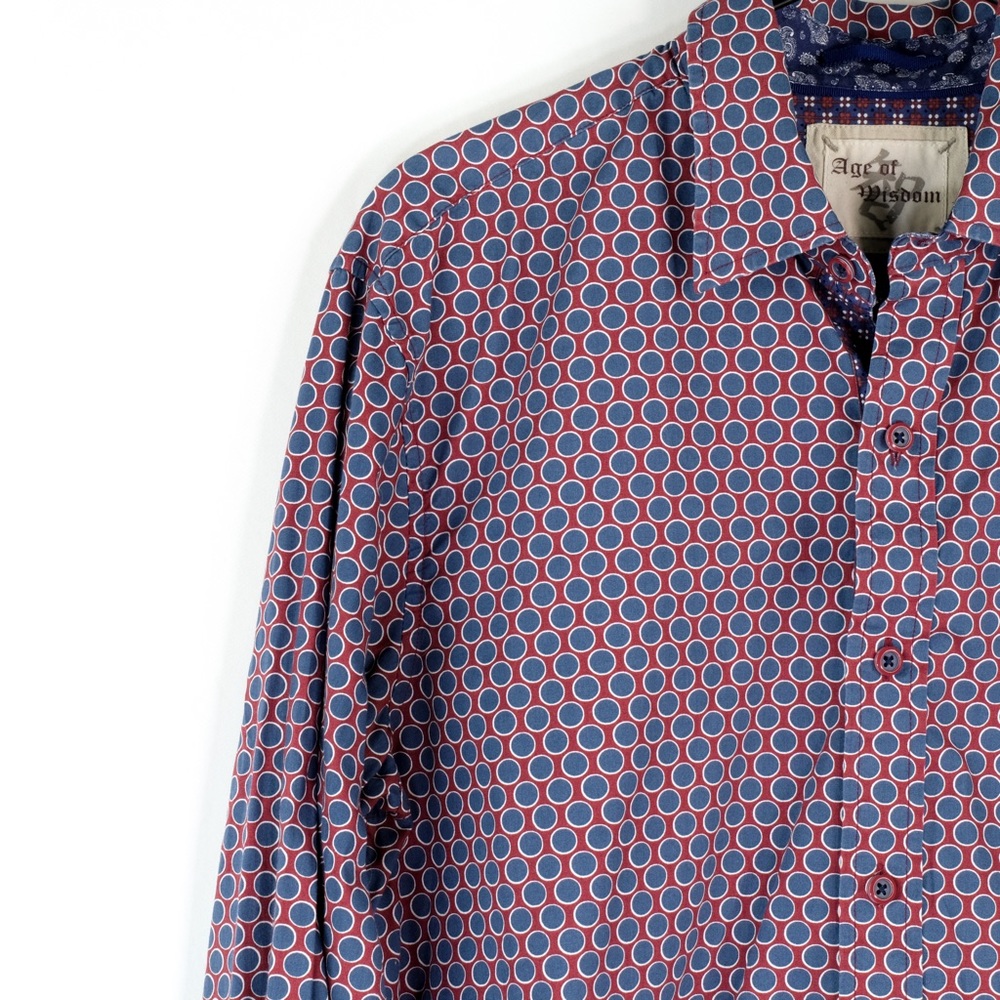 Age of Wisdom Men’s Fashion Casual Button Up